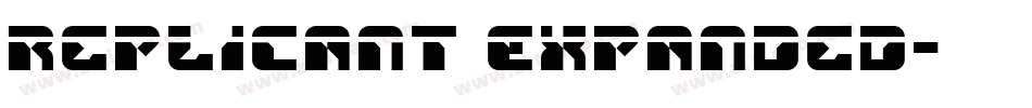 Replicant Expanded字体转换